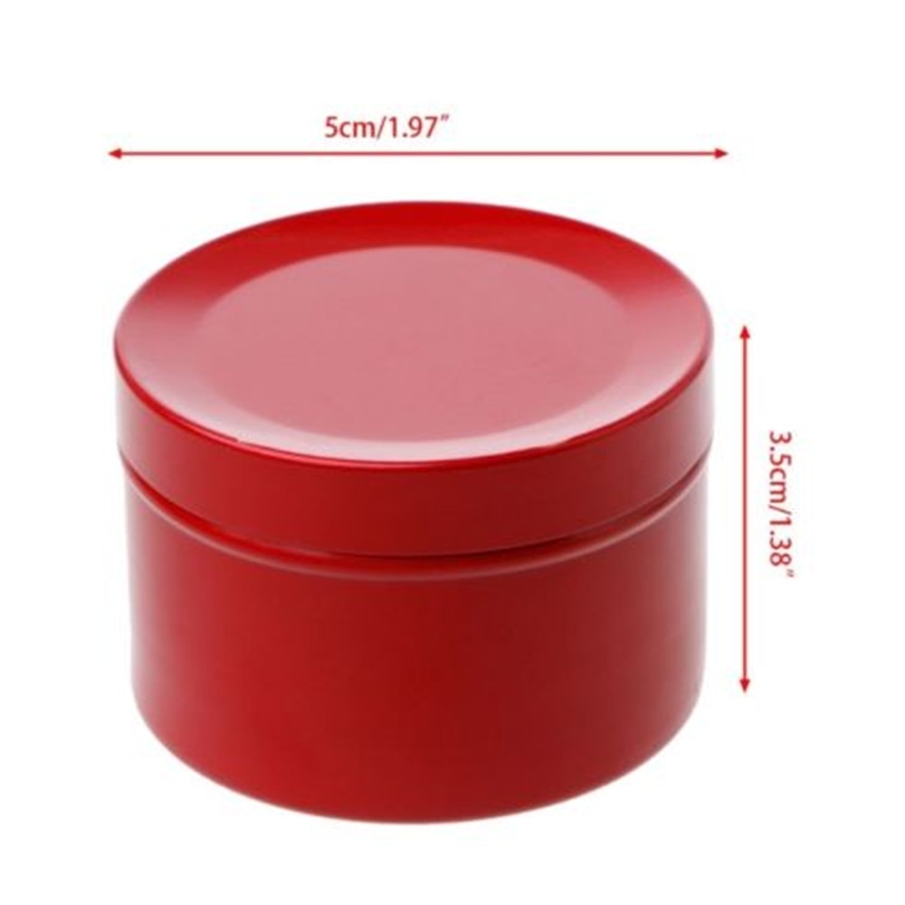 Mini Thee Kan Reizen Draagbare Bloem Thee Verpakking Verzegelde Blikken Metalen Trompet Creatieve Zwarte Thee Kleine Thee Blikjes Blikken Doos 50ml