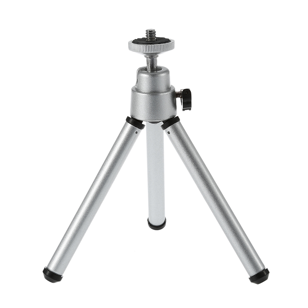 Portable Tripod Projector Tripod Holder Stretchable Bracket Selfie Stick for DLP Beamer Camera Mini Projector: Sliver