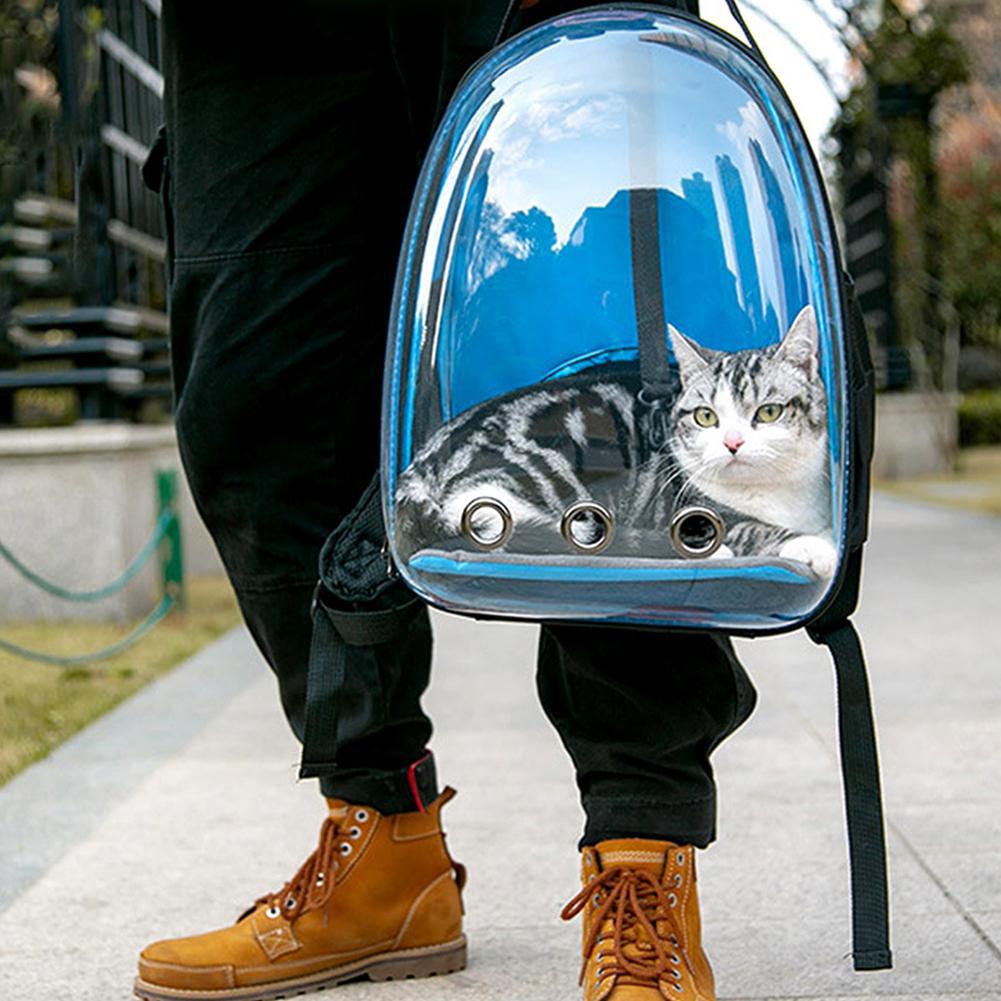 Ademend Huisdier Kat Hond Rugzak Ruimte Capsule Reistas Huisdier Kat Hond Carrier Rugzak voor Outdoor Carrying