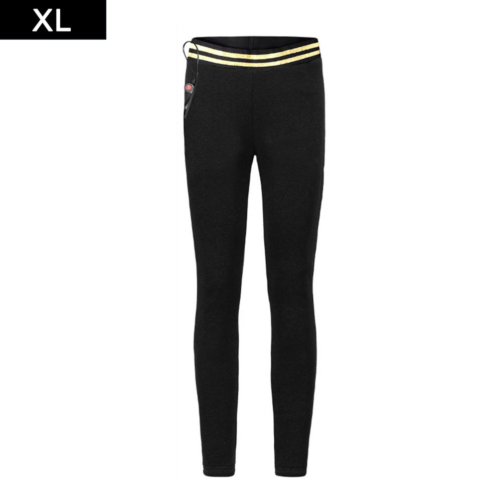 Smart Leggings Heating Electric Underwear For Women: Black XL