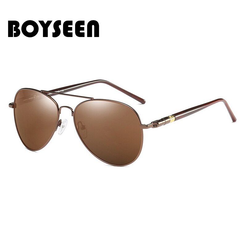 Boyseen Classic Pilot Gepolariseerde Meekleurende Zonnebril Mannen Vrouwen Aluminium Frame Glazen Voor Rijden Fishing Shades