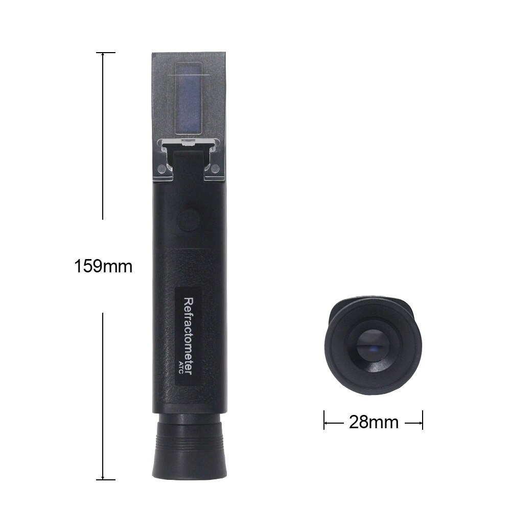 12%~30% Honey Refractometer Handheld Beekeeping Honey Moisture Tester ATC Refractometer