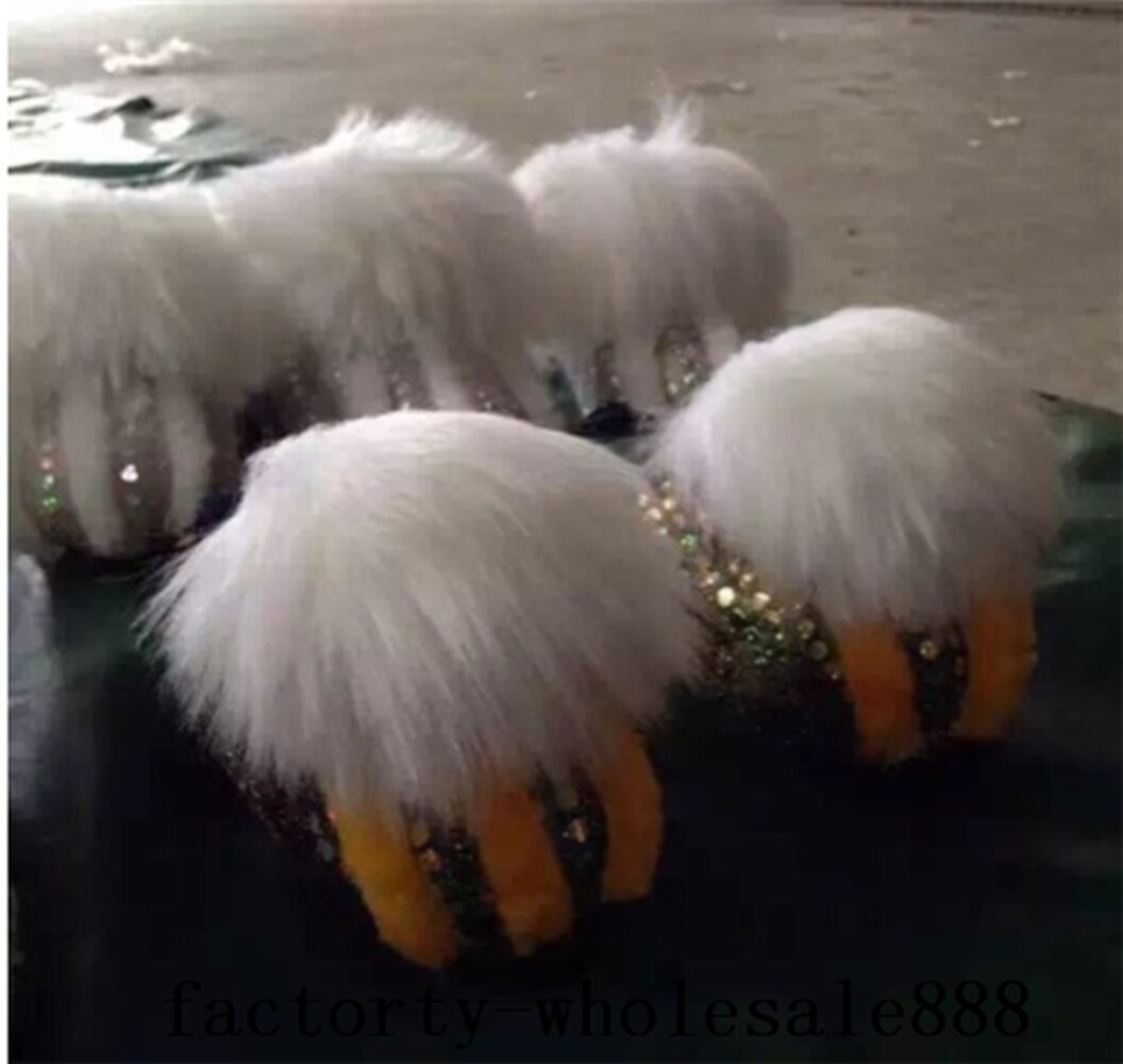 Chinese Folk Art Lion Dance Shoes Wool Southern Lion Luminous Shoes 1 Pair Adults Cosplay Handmade