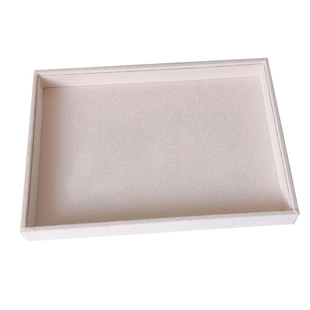 Portable Jewelry Ring Display Organizer Case Tray Holder Necklace Earrings Bangle Storage Box Showcase Jewelry Stand Holder