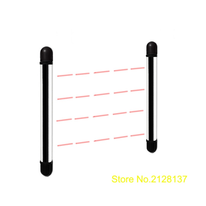 Gate sensor Fence Alarm Photoelectric 2/4 beams 20m range,infrared photo beam curtain for alarm or automation system