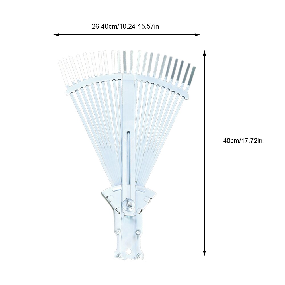 Râteau à dents en fil d&#39;acier, râteau à feuilles mortes, outils de jardinage, Agriculture, 22