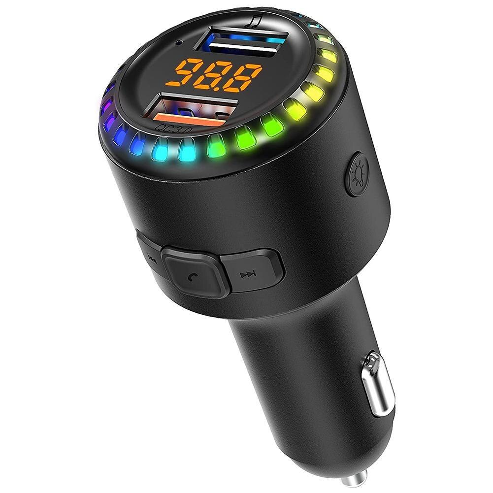 Auto Bluetooth-Compatibel Fm-zender Auto Audio MP3 Speler QC3.0 Snel Opladen Handsfree Bluetooth Car Kit