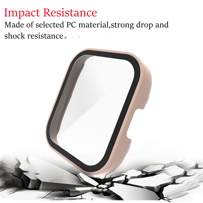 Siliconr rem til xiaomi redmi watch 3 udskiftningsrem redmi watch 3 active dobbeltfarvet blødt tpu + pc-etui armbånd armbånd
