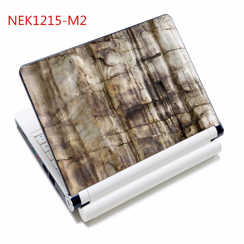 PVC 15 "15,4" 15,6 "Gehirn Drucke Laptop Aufkleber Aufkleber Abdeckung Resuable Notizbuch Haut Schutz für Macbook Lenovo HP ASUS ACER Dell: Marmor 2