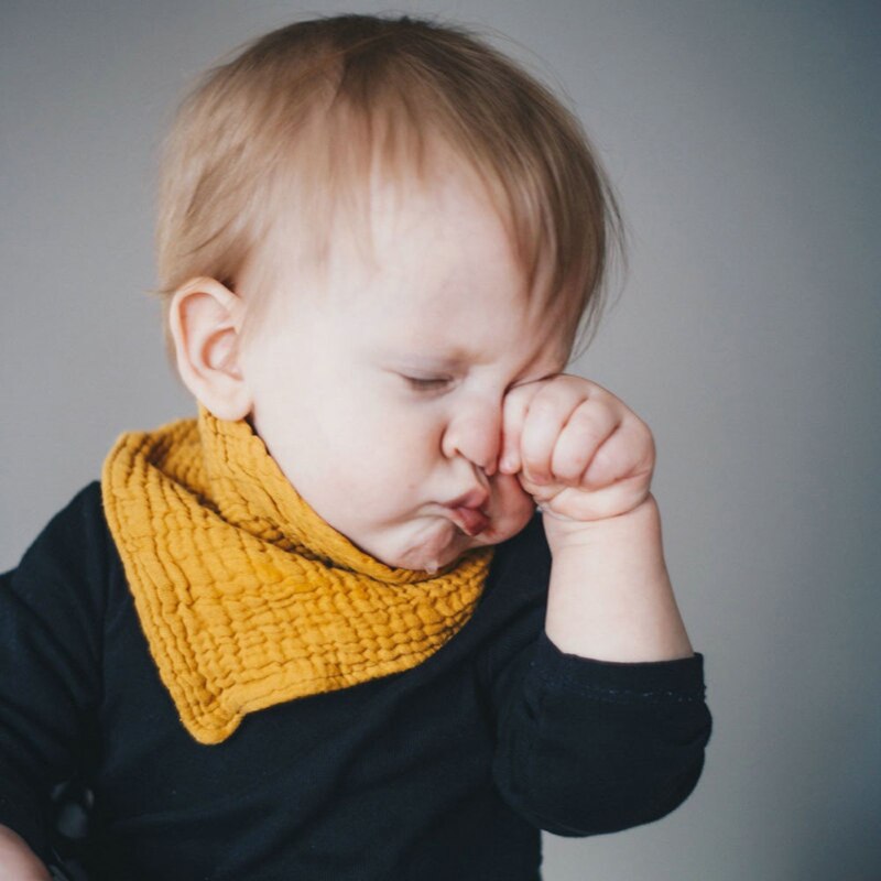 Bavaglino bavaglino tasca garza di cotone asciugamano saliva bavaglino fazzoletto bavaglino garza per bambini