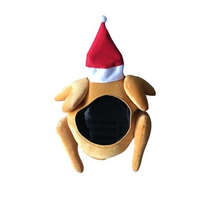 Joylove kalkun taksigelse hat nyhed kogt kylling fugl hemmelighed santa fancy kjole sjove voksne hat festival kostume hætter: Jul kalkun cap