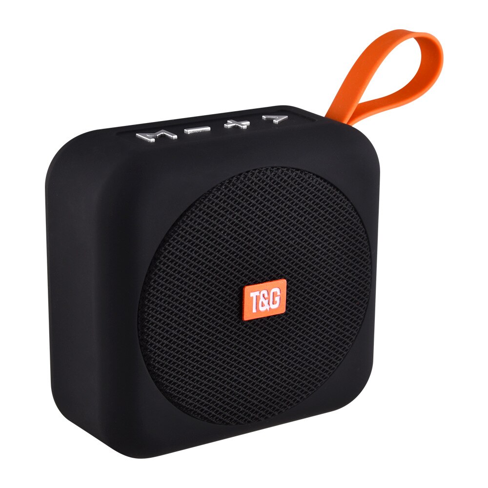 Yaba Draadloze Mini Bluetooth Speaker Stereo Portable Speakers Subwoofer Bluetooth Met Sd Fm Outdoor Kolom Luidspreker: black 400mAh