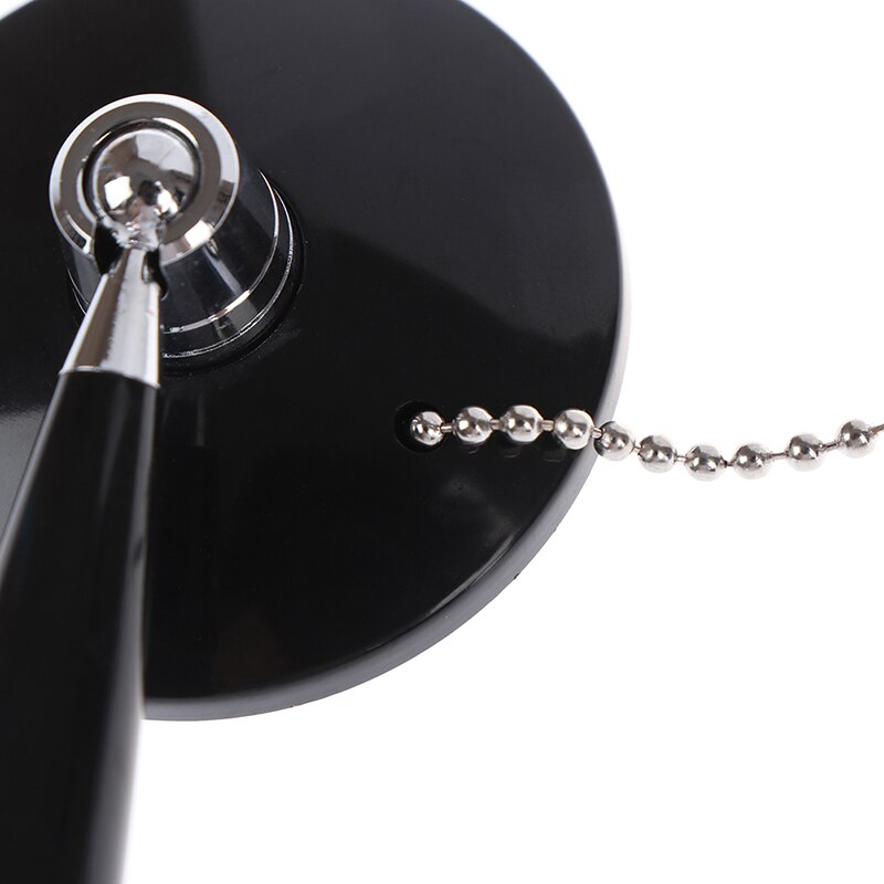 1pc Black Metal Desk Rope Ballpoint Pen Signature Pen Learn Office School Stationery