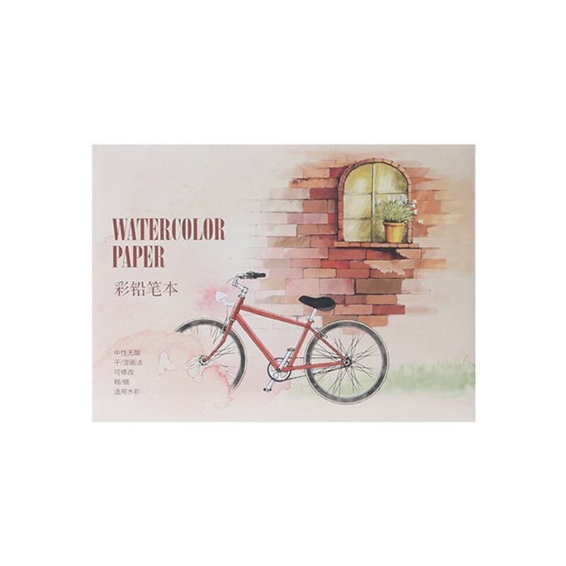 Hojas de papel A5/A6 para dibujar y pintar bocetos, suministros de arte escolar de , 12 hojas,: S