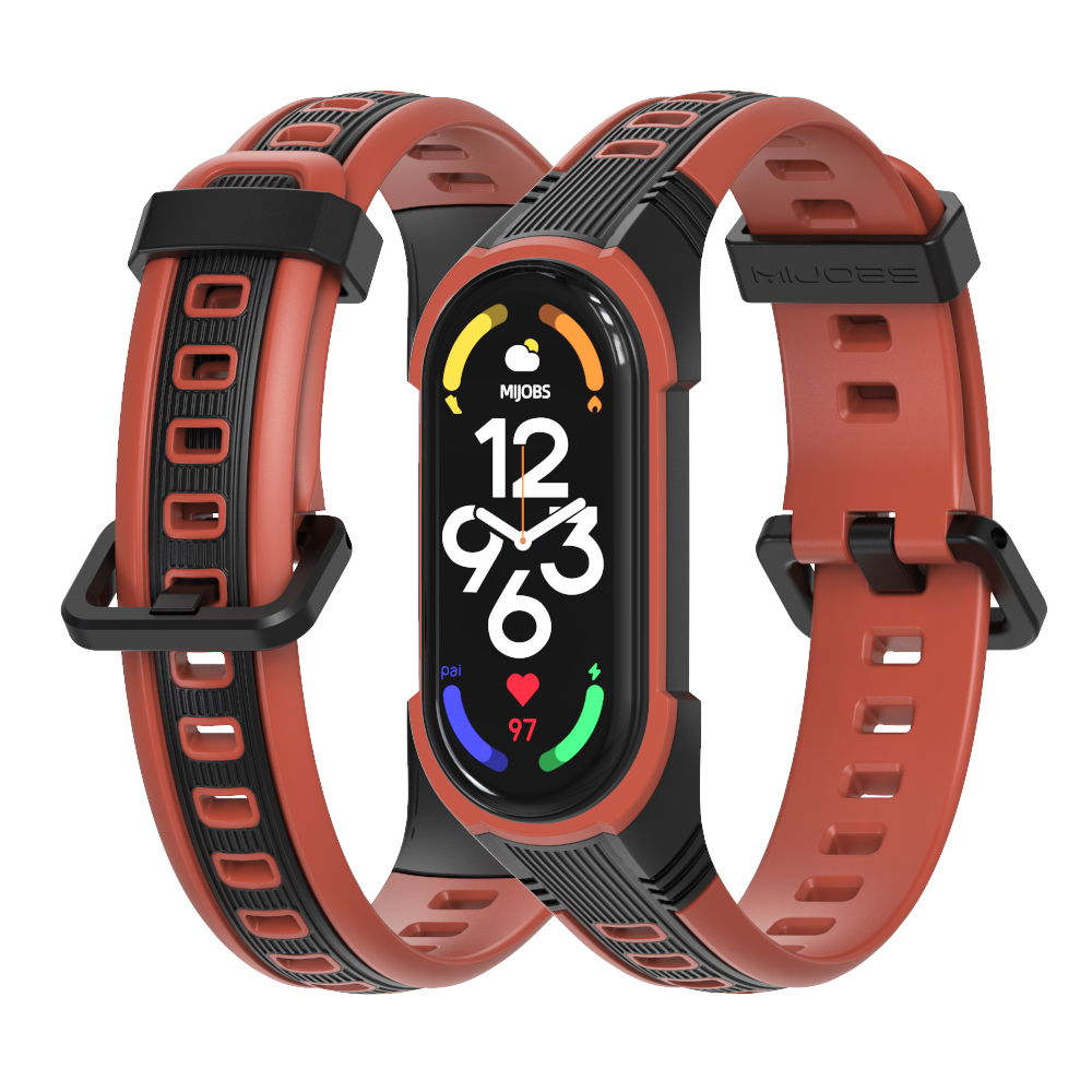 Pulsera para Miband 8 7 6 5 WatchBand para Xiaomi Mi Band 7 5 4 3 pulsera de silicona para Miband 6 7 pulsera NFC Global Band