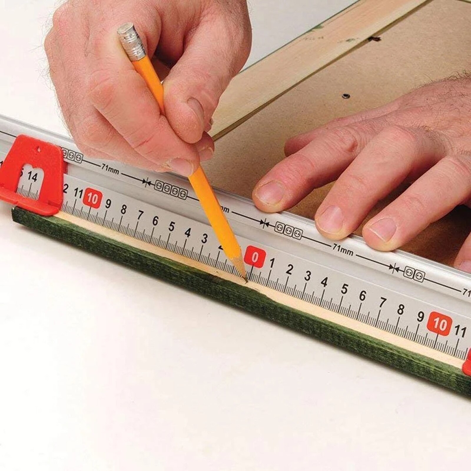 Multi-functional Ruler of Horizontal Calibration Marker Ruler for DIY Work JR Deals