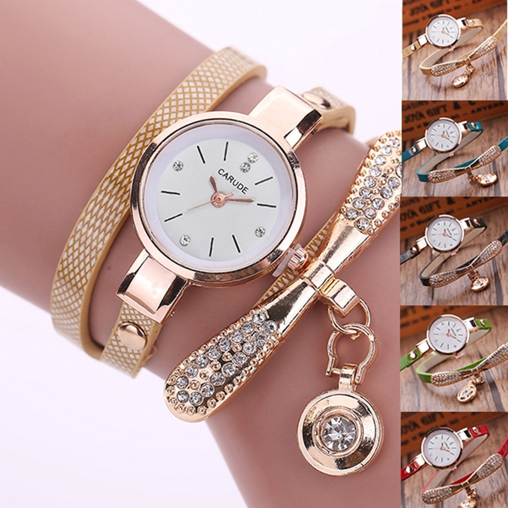 Branded women's watches women watches Women LeatherAnalog Quartz Wrist Watches for women pagani