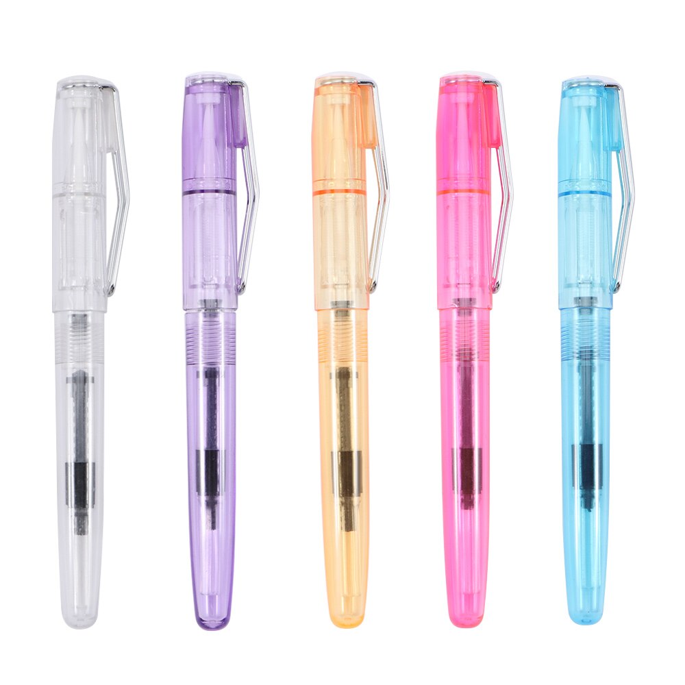 Practical 135*13mm Transparent Writing Pen for Traditional Chinese Calligraphy Practice Watercolor Acrylic Painting Drawing Pen