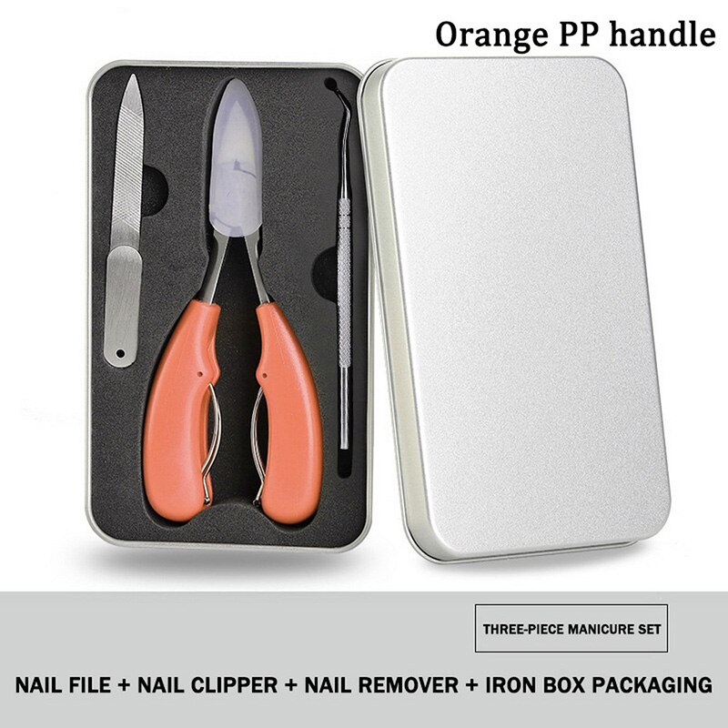 Nail Clipper Set Stainless Steel Toenail Clippers for Thick Ingrown Toe Nail Heavy Duty Precision Nail Scissor Toenails Tool: 8