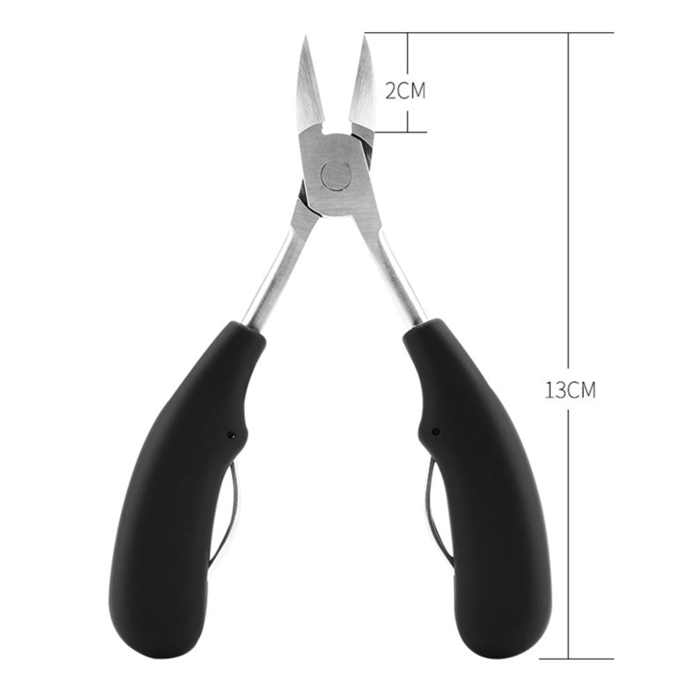 Pedicure Toe Nail Clipper Cutter Curved Hard Dead Skin Remover Stainless Ingrown Nail Cuticle Scissor Nail Trimming Manicure: C