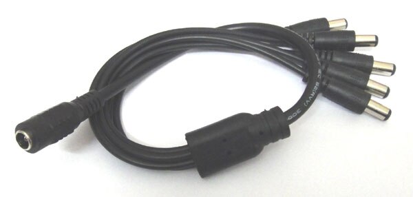 5 Ports AC/DC 1 to 5 DC POWER SUPPLY BOX 12V 5A ADAPTER for CCTV CAMERAS US plug