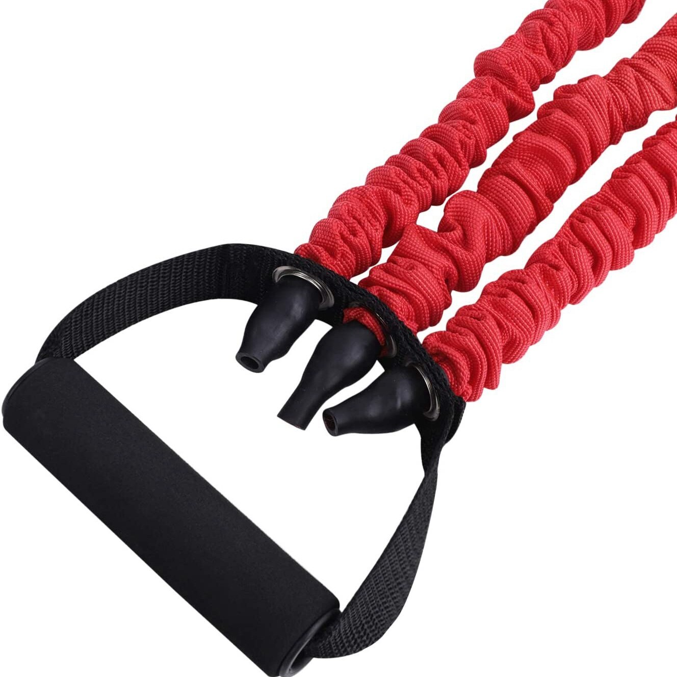 Treningsbånd bryst arm ekspander tre rør fitness tau hjemme gym trening styrke kroppsmuskel treningsutstyr