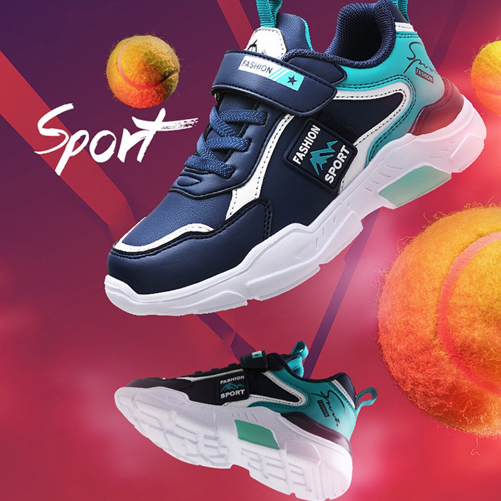 Big Size Children's Shoes Rubber Sole Handmade Casual Sneaker Lightweight Shoes Kids Young Comfortable Wal