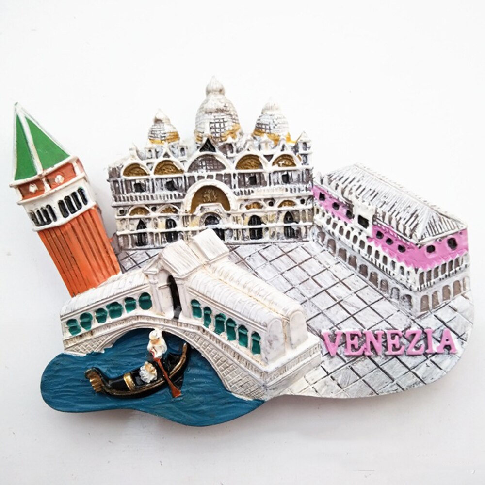 3D Resin Fridge Magnet Verona Venice Florence Versailles Palace Thai Elephant Souvenir