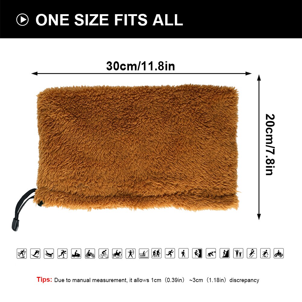 Vinter varmere nakke gamasje fleece bandana ansiktstrekk snowboard ski fotturer sykling løpe maske tube skjerf balaclava menn kvinner