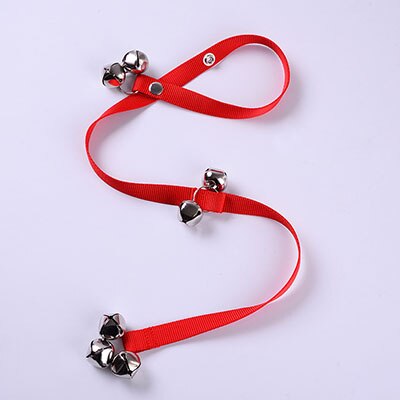 Dog Bells for Potty Training Pet Puppy Doorbell for Housetraining Your Doggy or Housebreaking Your Puppy 2.5*85cm Adjustable: Red