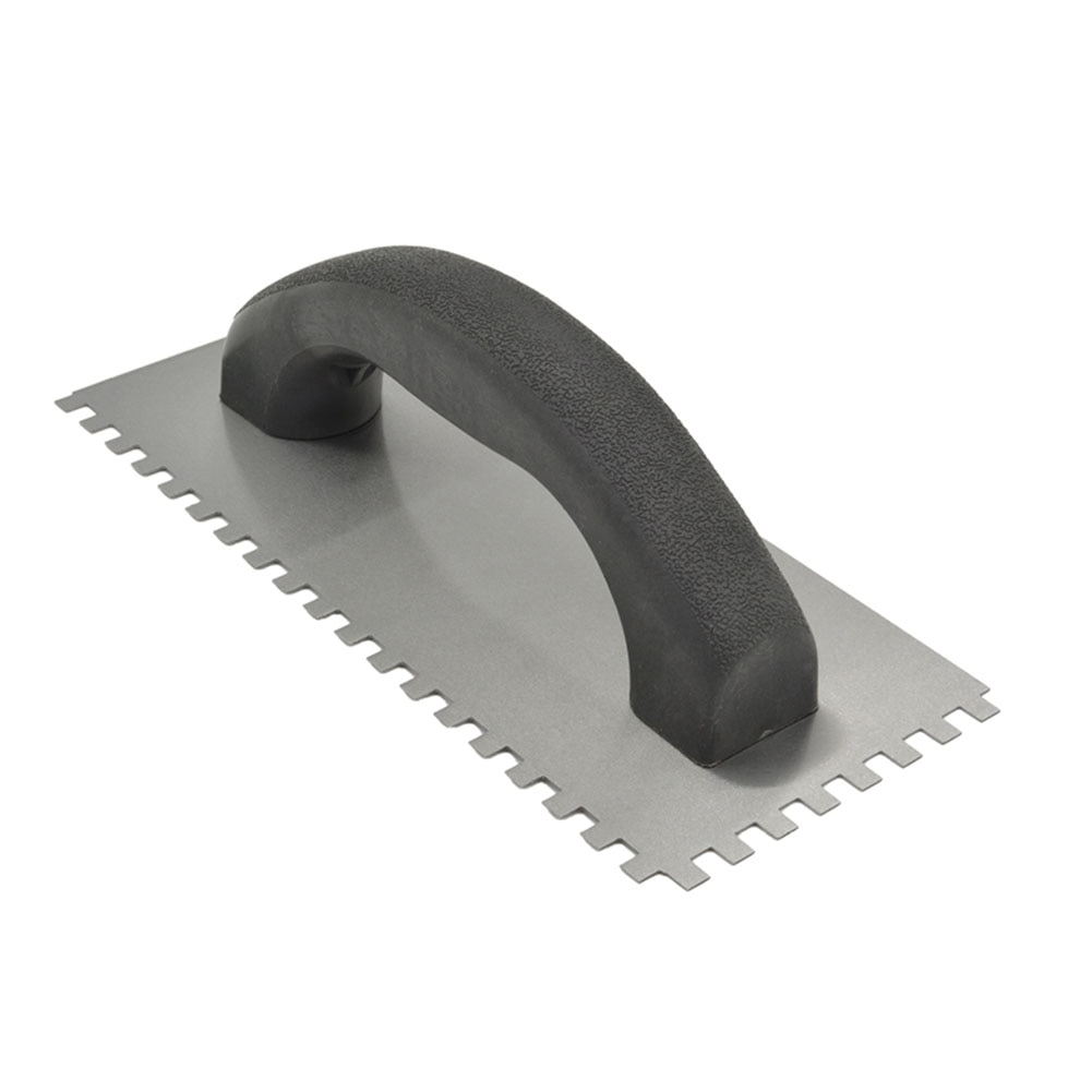 Tiling Tool Plastering Multifunctional Decoration Steel Portable Home Square Wall Sawtooth Trowel Curved Handle