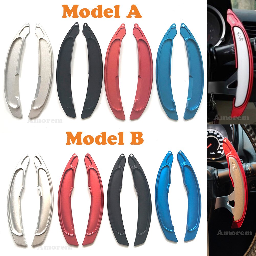 Steering Wheel Paddle Shift For Mitsubishi Pajero Lancer ASX RVR Outlander Eclipse Cross Car Shifter Extension