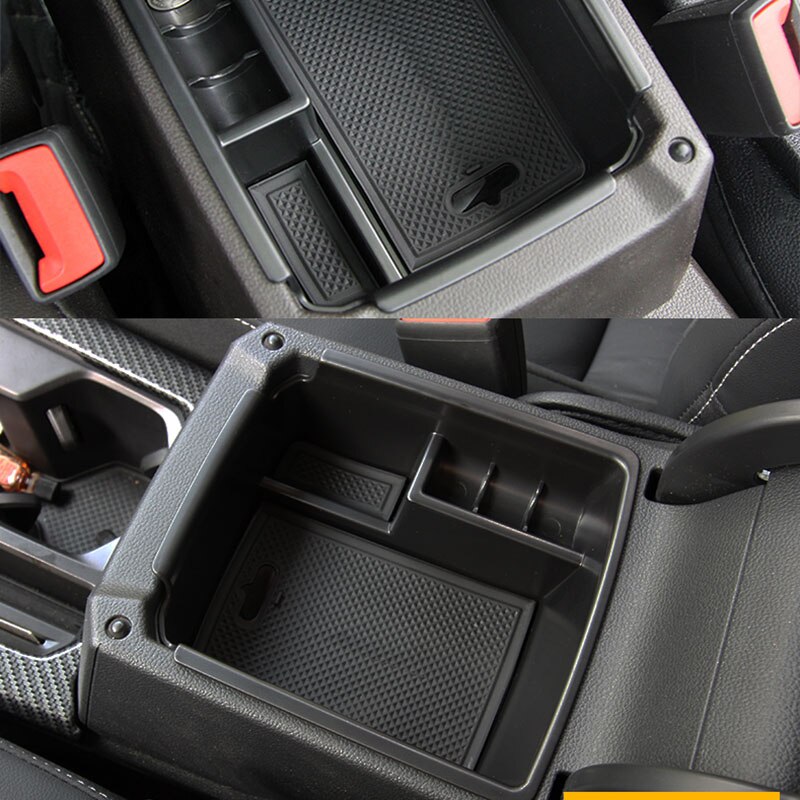 Armrest Storage Box For VW Tiguan 2 Mk2 Center Console Bin Glove Tray Holder Case Car Organizer