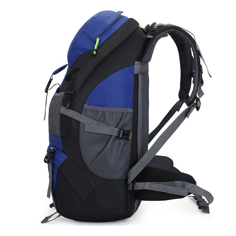 Sac à dos étanche 50L pour le camping et la randonnée pour homme, voyage en plein air, trekking, cyclisme, alpinisme pour femme