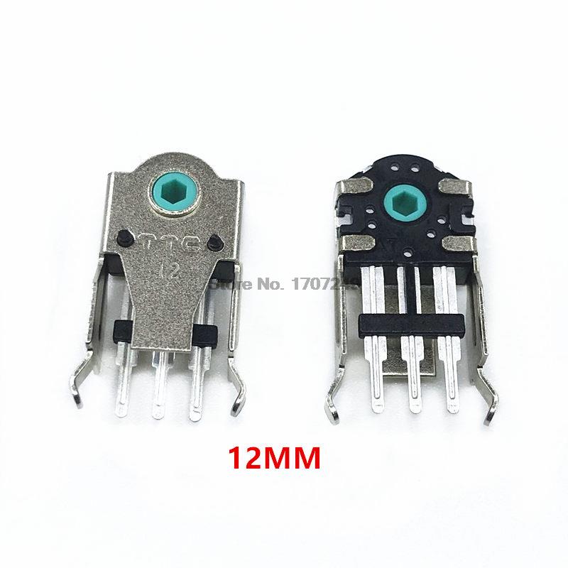 2Pcs Original TTC Mouse Encoder Highly Accurate 5/5.5/7/8/9/10/11/12/13MM Green Core 5 million life Mouse wheel decoder: 2Pcs 12MM