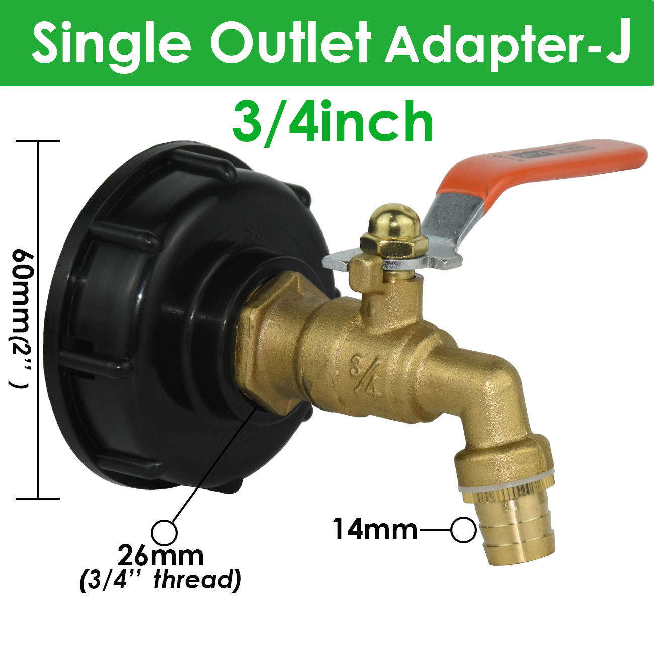 S60 Coarse Thread IBC Tank Tap Connecter Replacement 16mm 1/2'' 3/4'' Water Coupling Adapter Garden Home Valve Fitting Faucet: Pink
