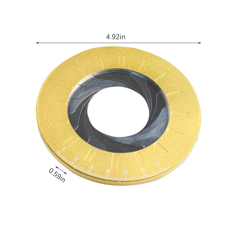 Round Stainless Steel Compas Circle Drawing Tool School Ruler Set Geometry Compass Drawing Compas Adjustable Size: Default Title