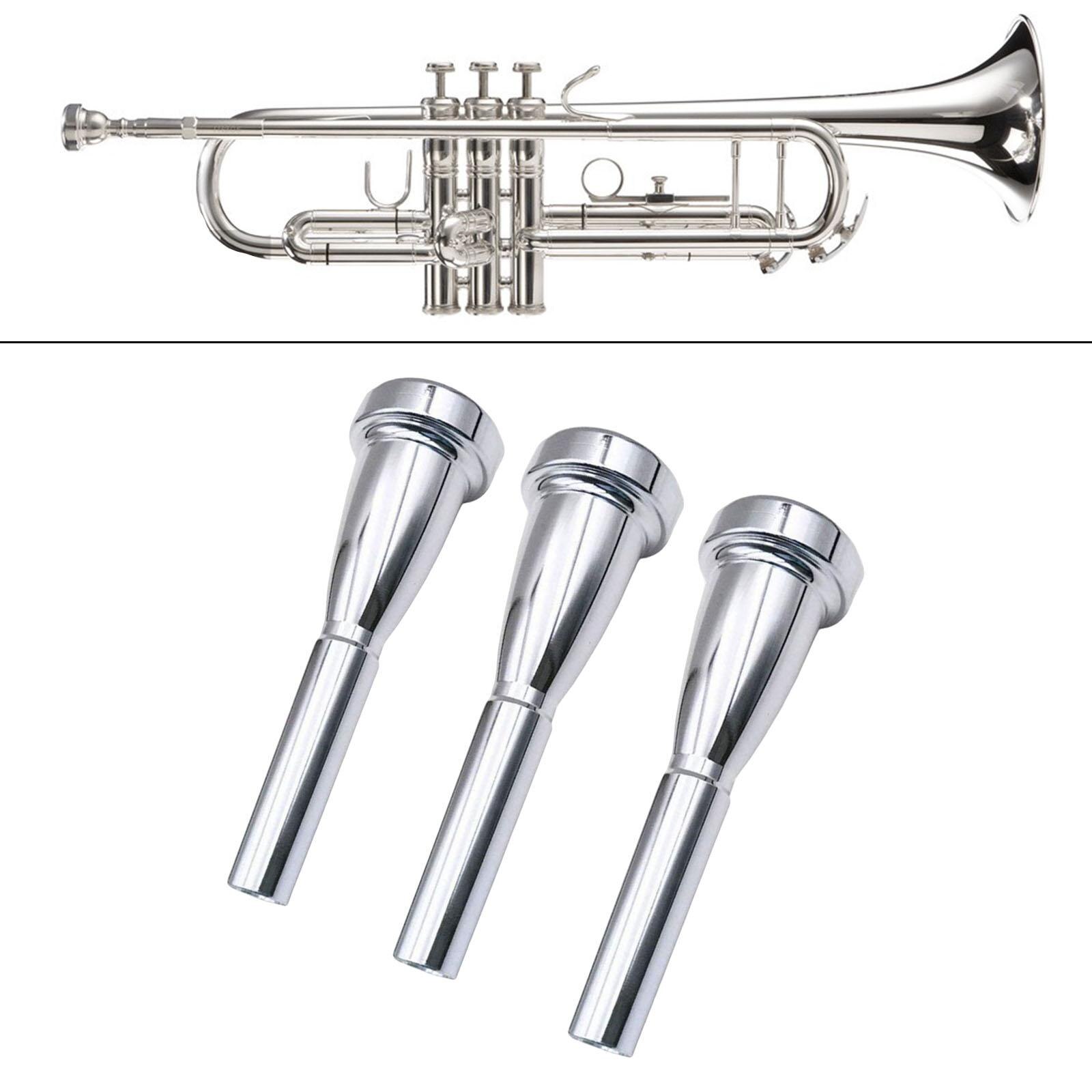 3x Trumpet Mouthpiece Musical Instruments Accessories for Beginners Students