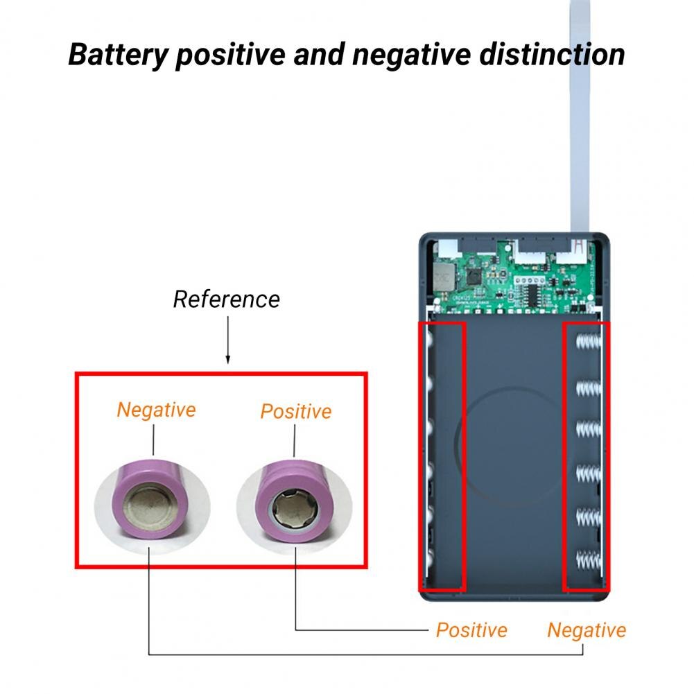 C12 Power Bank Case Afneembare Diy 12X18650 Charger Case Pd Quick Opladen Power Bank Box Voor Smart Telefoon diy Charger Shell