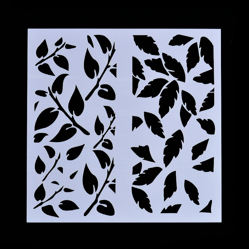 Plastic Layering Stencils Template DIY Paper Card Scrapbooking Photo Album Diary Hand Craft: Light Yellow