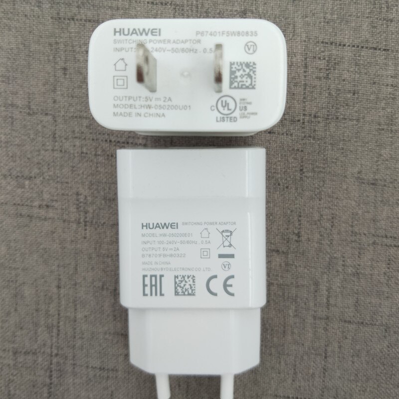 Original Huawei 5V 2A USB Charger EU US Plug Adapter 100CM Micro USB Cable For Ascend P6 P7 P8/P10 Lite/P Smart/P8 Lite/Nova 2i