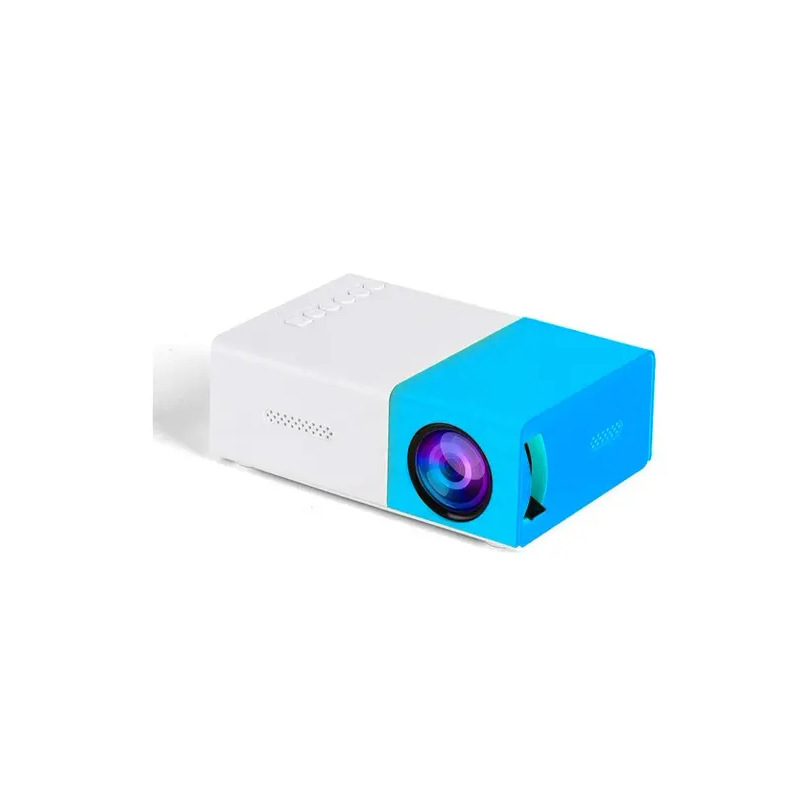 Mini projector 72 - inch screen LED lamp life 30000 hours, support hd, compatible with Android/IOS/Windows/HDTV/USB: Color2 / US Plug