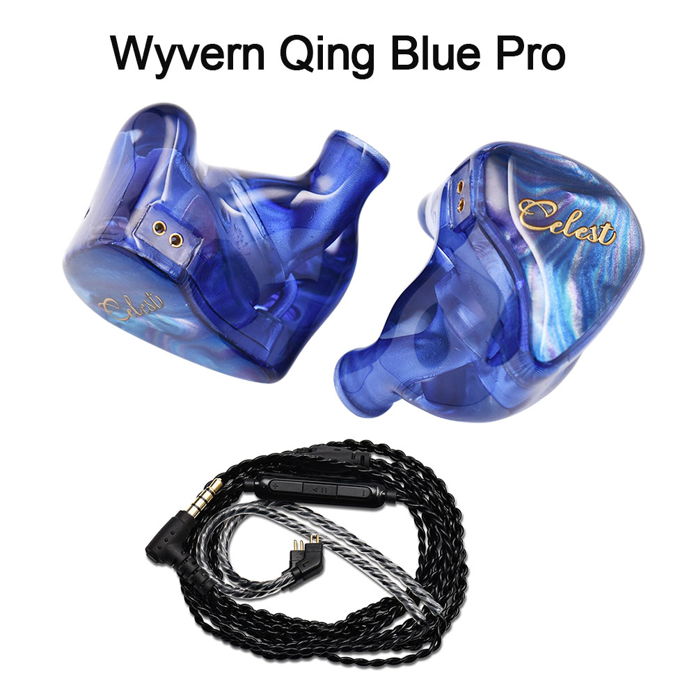 Auriculares intrauditivos Kinera Celest Wyvern Qing con micrófono de pluma desmontable, auriculares con Cable IEM para música Hifi,: Verde
