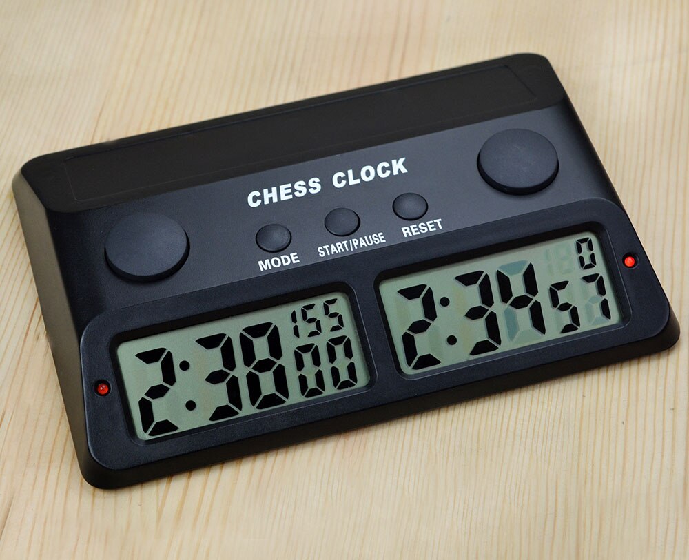Electronic Chess Clock Timer Digital Master Tournament 3 In 1 For Chinese Chess I GO Game Sports Competition Count Up Down Timer: Default Title