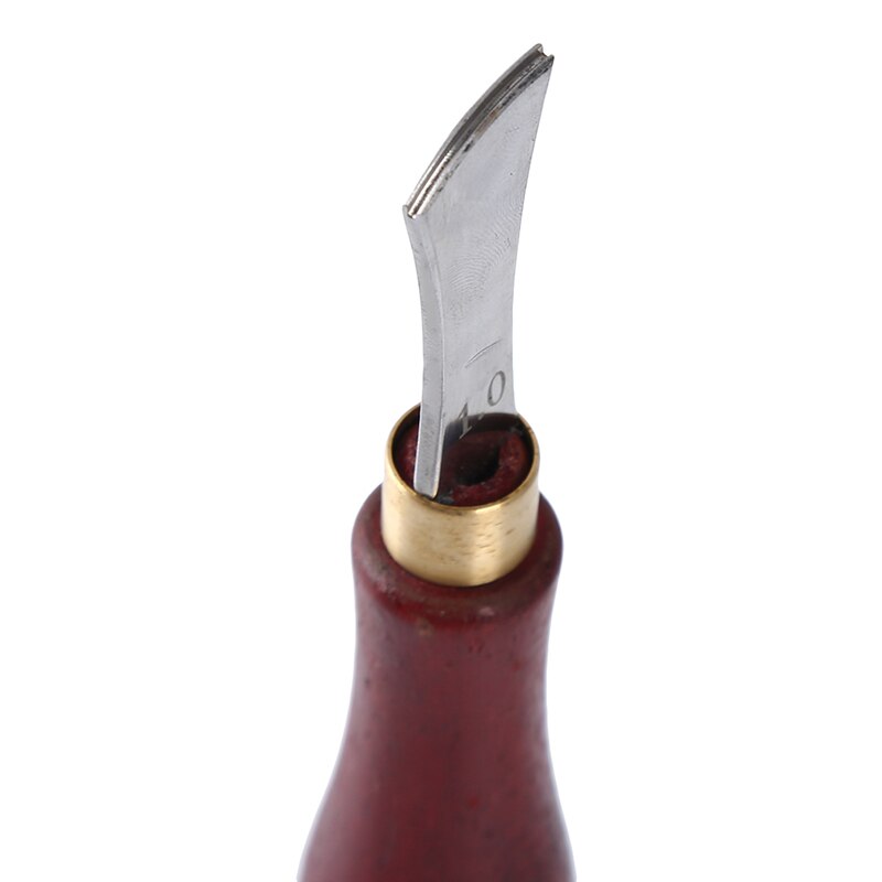 1pc leren boog rand sector ondiepe groef randen koud en druk lijn pons inbedden draad lederbewerking gereedschap 1.0-2.5mm