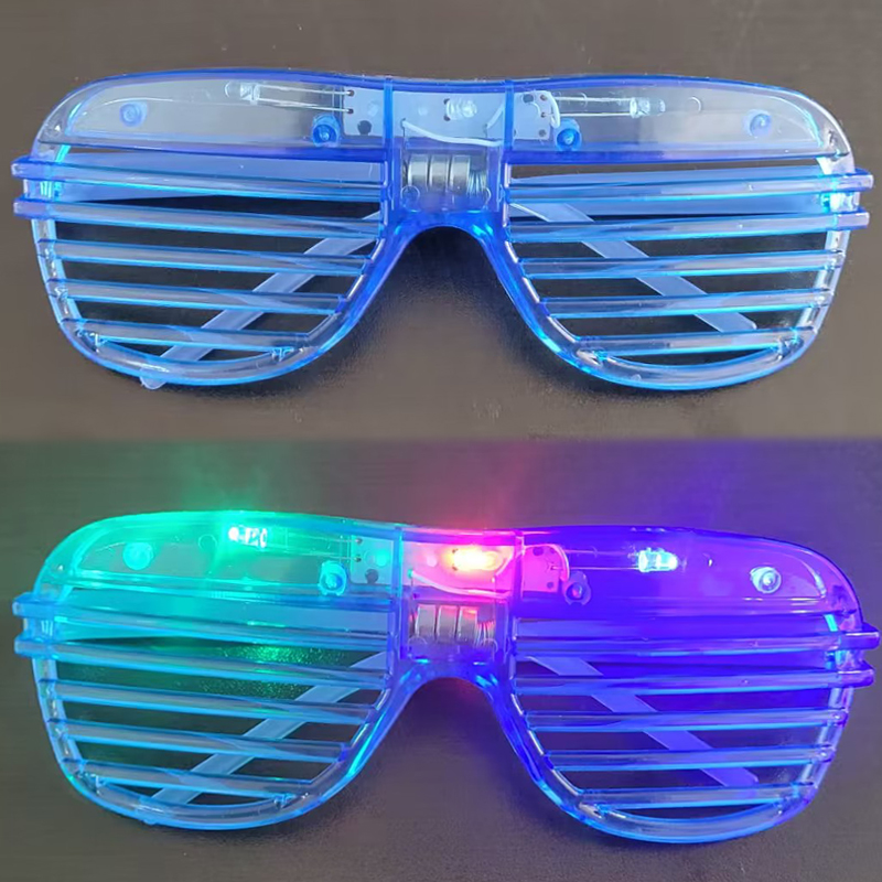 10/20/30/50 Pcs Glow in the Dark Led Glasses Light Up Sunglasses Party Favors Glow Glasses Adults Party Supplies: M / light green