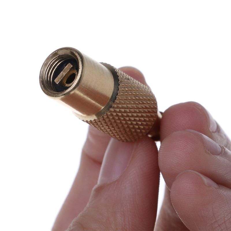 1pc 6mm mässing hjul däck luftchuck uppblåsningspump ventilklämma klämkontakt adapter för biltillbehör