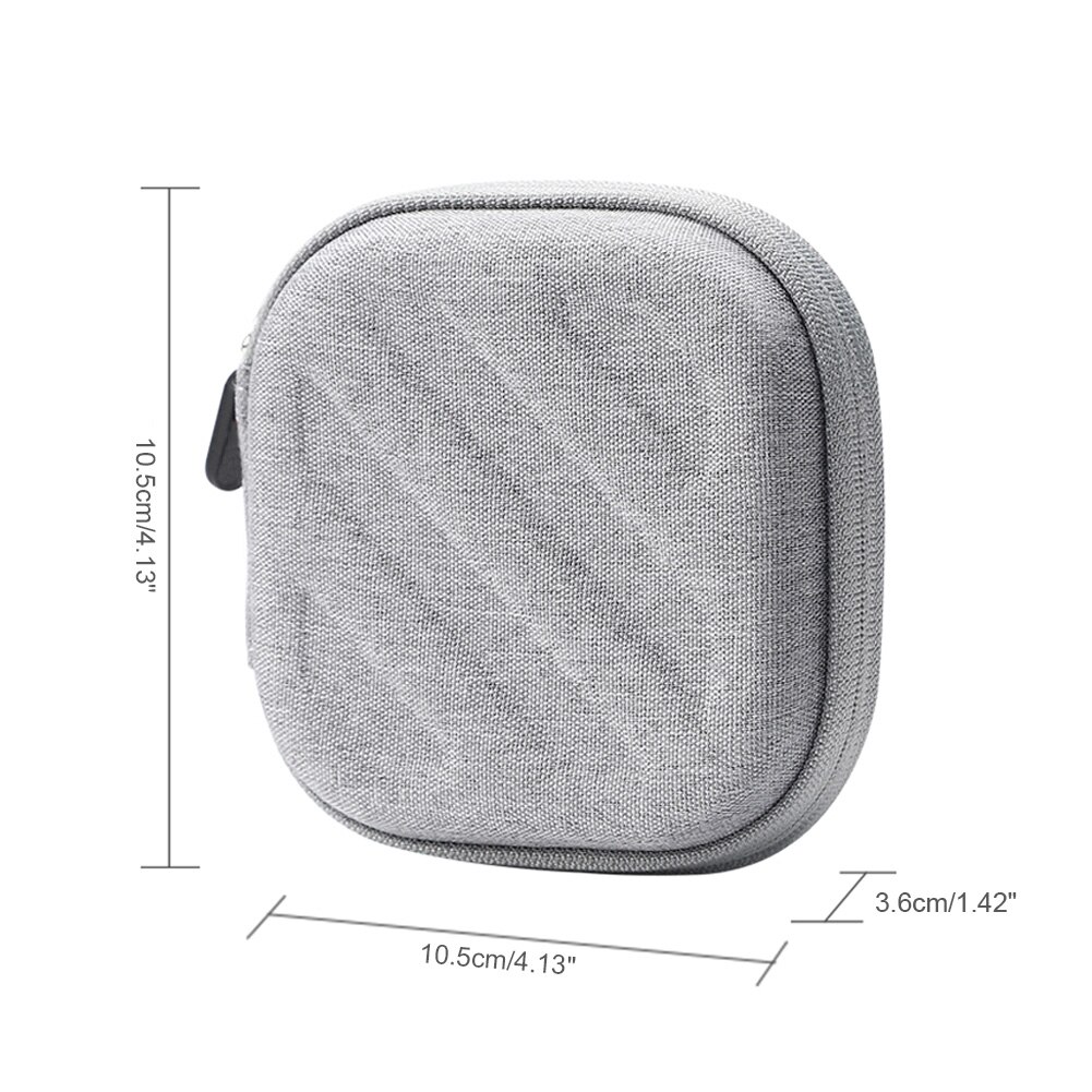 Oortelefoon Kabel Oordopjes Storage Hard Case Key Coin Zakken Draagbare Rits Hoofdtelefoon Draad Digitale Gadget Mannen Reistas