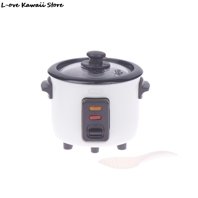 Juego de muebles para casa de muñecas en miniatura, Mini Kit de juguete, accesorios, TV, cocina, nevera para el hogar, juego de simulación para niños, estatuilla Diy: Negro
