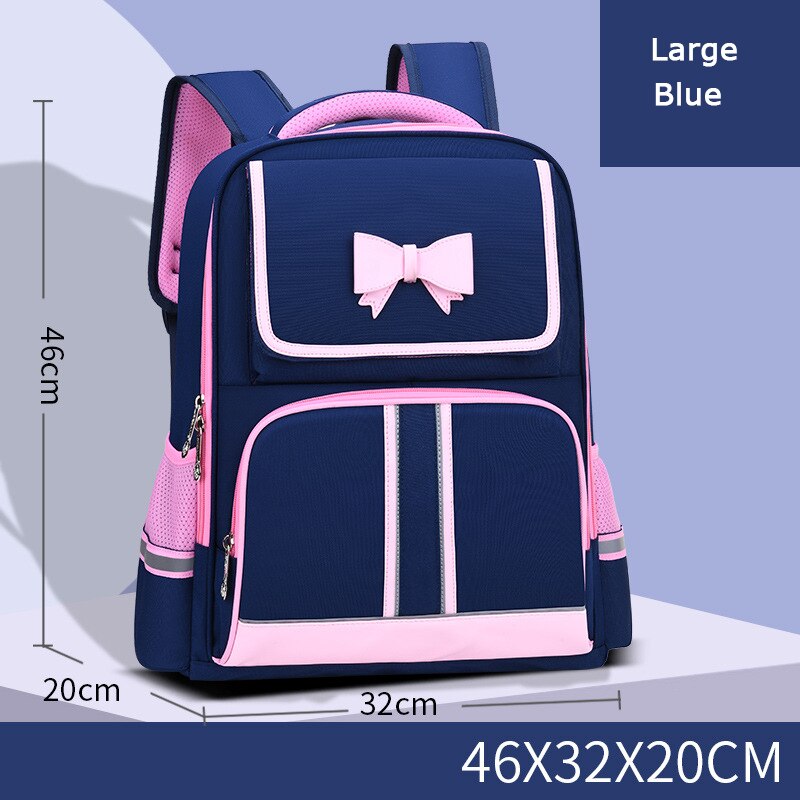 Waterproof children school bags For Girls kids backpacks Children Schoolbags primary School Backpacks kids Mochila Infantil: large blue